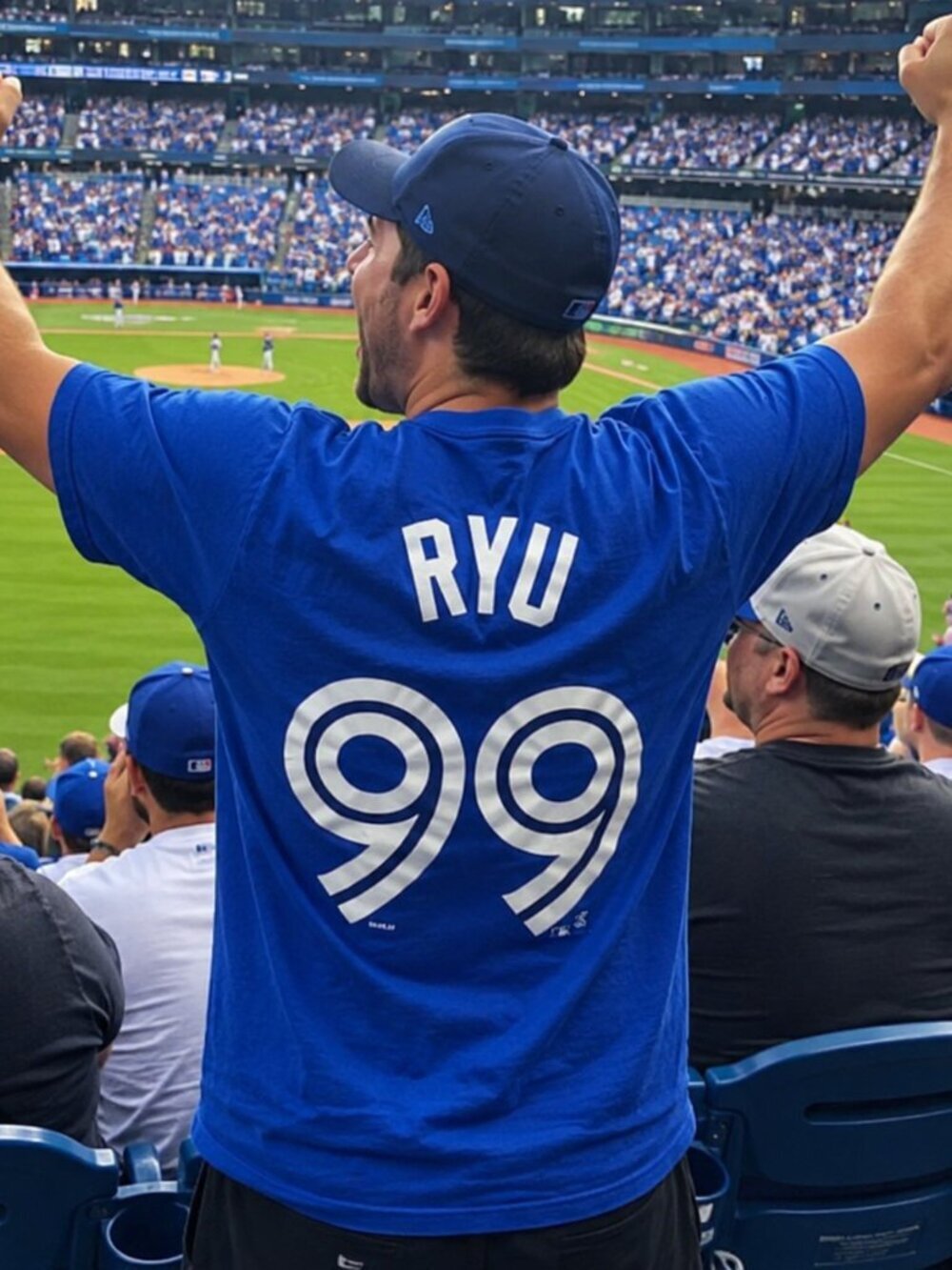 TORONTO BLUE JAYS "RYU"  TEE (MEDIUM)